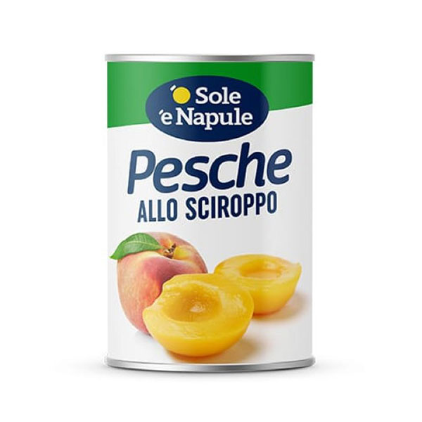 Pesche Sciroppo Leggero Mezze O Sole E Napule