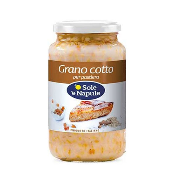 Grano Cotto Pastiera O Sole E Napule