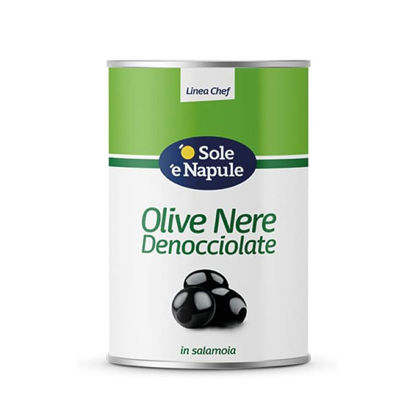 Olive Nere Denocciolate 28/32 O Sole E Napule