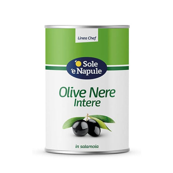 Olive Nere Intere 28/32 O Sole E Napule