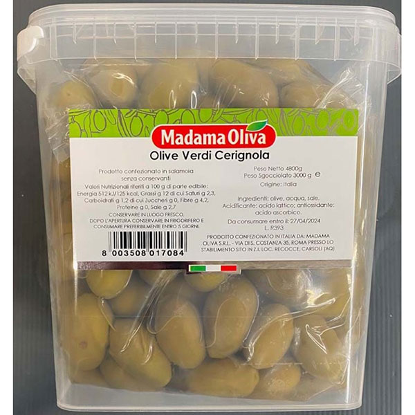 Olive Verdi Cerignola Madama Oliva