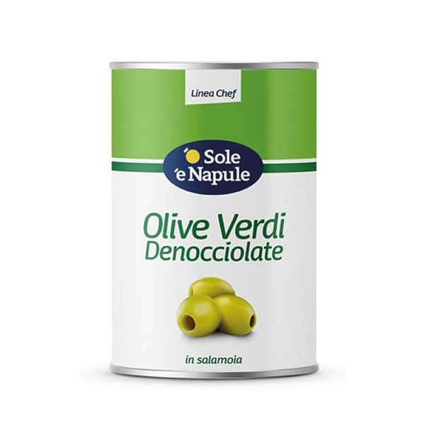 Olive Verdi Denocciolate 28/32 O Sole E Napule