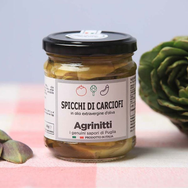 Spicchi Carciofi Olio Evo Agrinitti