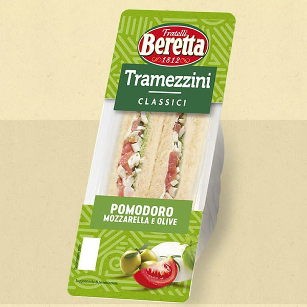 Tramezzino Pomodoro Mozz Olive Beretta