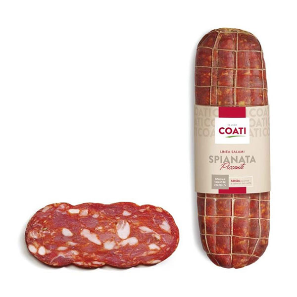 Salame Spianata Piccante Suino Coati