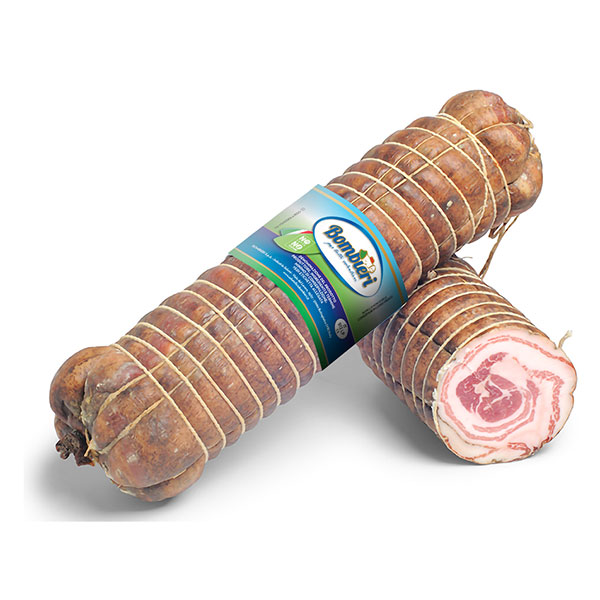 Pancetta Arrotolata Pepata Suino Bombieri