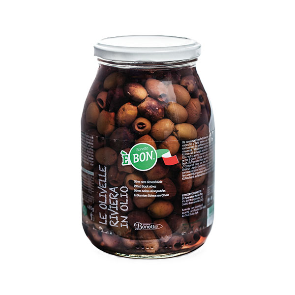 Olive Riviera Nere Den Olio Bonetto